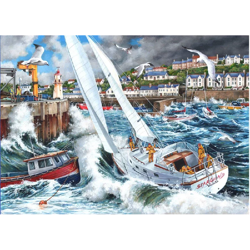 Social games The House of Puzzles Storm Chased, 1000 Piece Jigsaw Puzzle