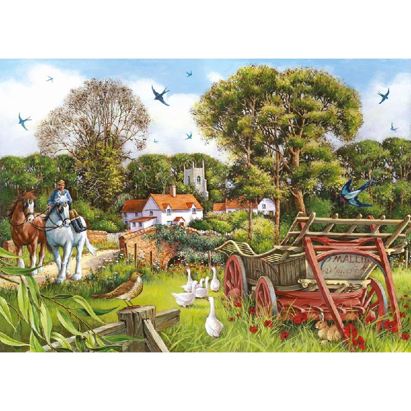 Social games The House of Puzzles Strolling Along, Big 500 Piece Jigsaw Puzzle