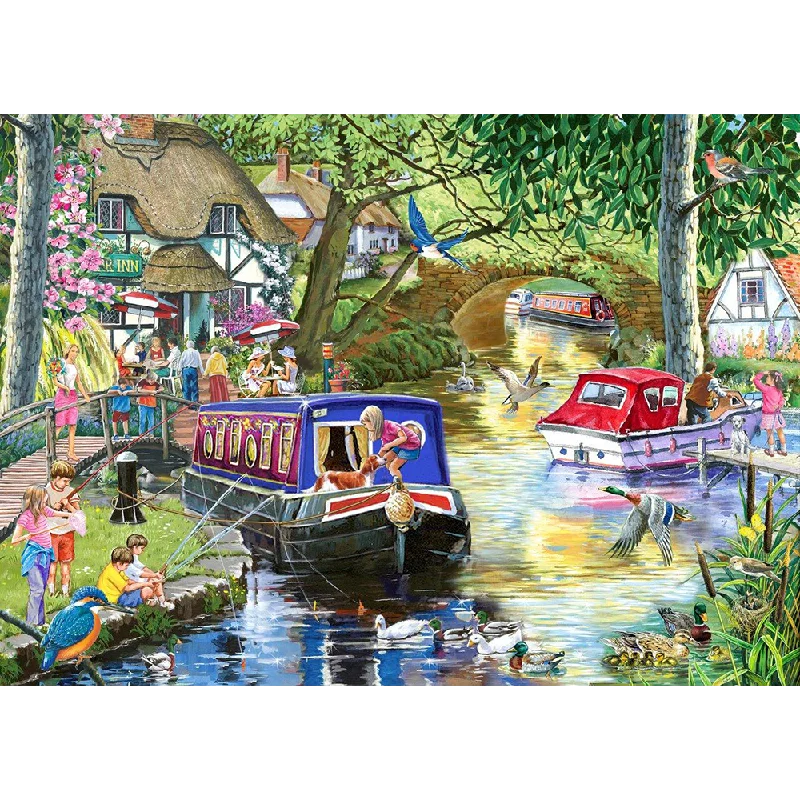 Casual games The House of Puzzles Summer On The River, 1000 Piece Jigsaw Puzzle