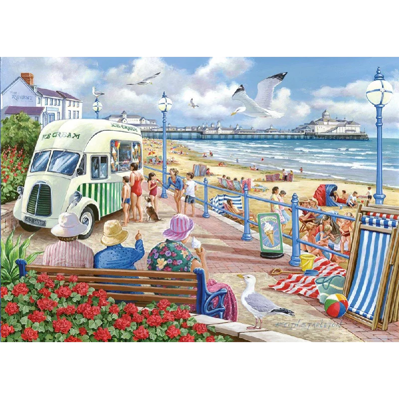 Entertaining games The House of Puzzles Sun, Sea & Sand, 1000 Piece Jigsaw Puzzle