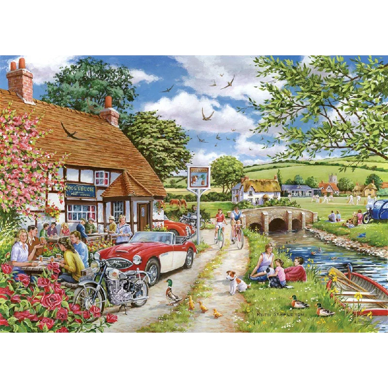 Intricate puzzles The House of Puzzles Sunday Lunch, 1000 Piece Jigsaw Puzzle