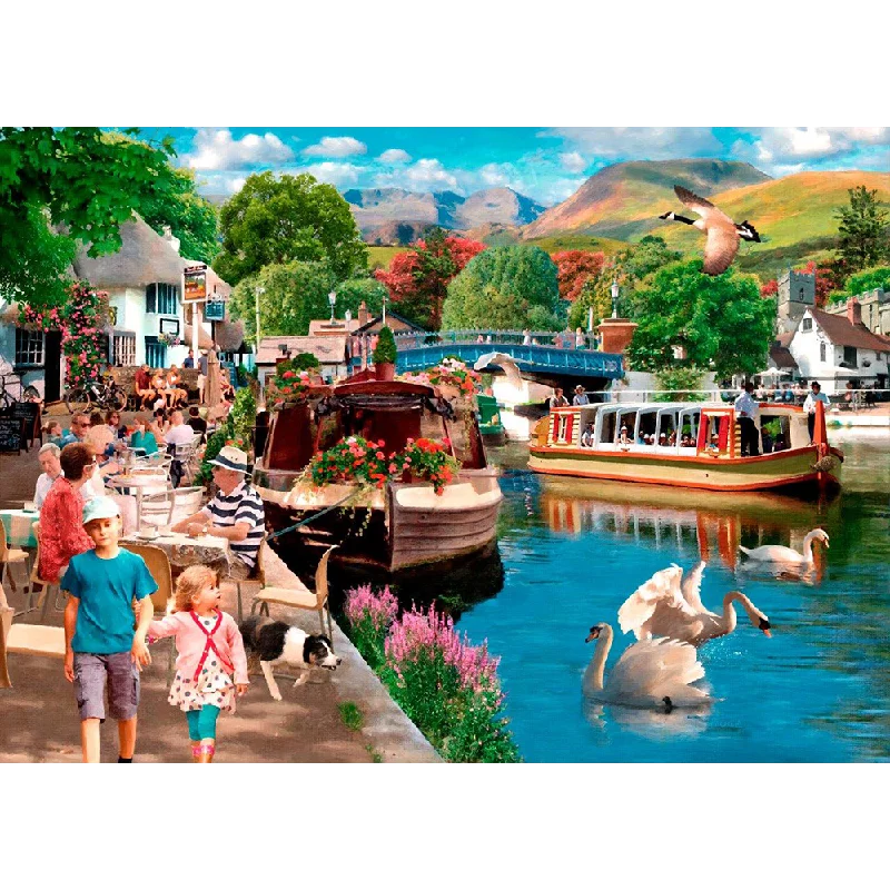 Interactive games The House of Puzzles Sunny Afternoon, 500 Piece Jigsaw Puzzle