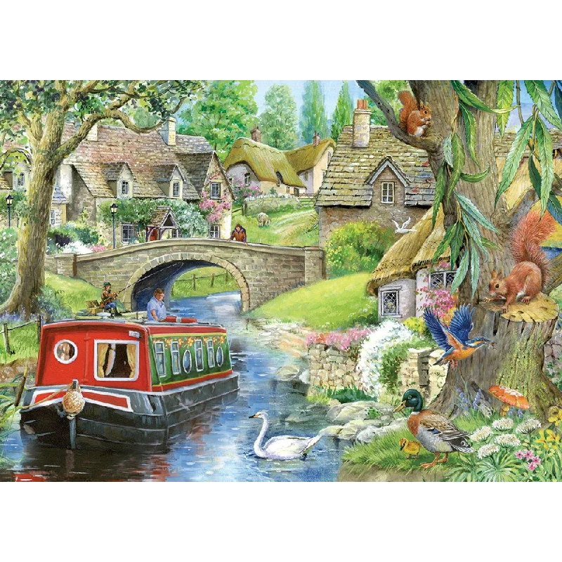 Social games The House of Puzzles Taking It Easy, Big 250 Piece Jigsaw Puzzle