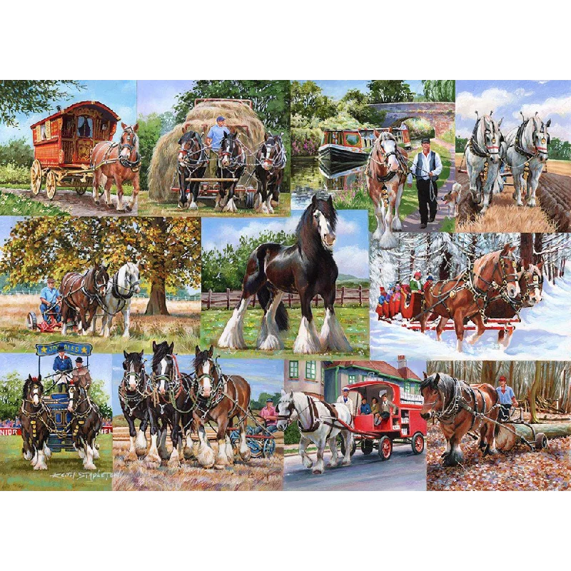 Educational games The House of Puzzles The Heavy Mob, 1000 Piece Jigsaw Puzzle
