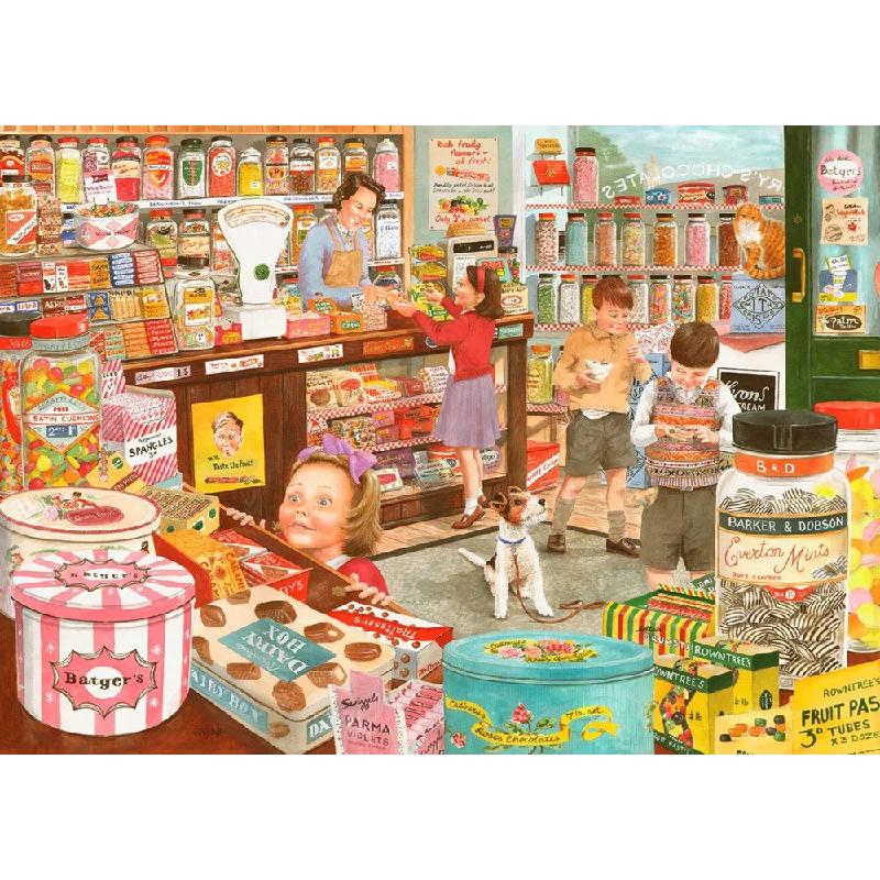 Fast-paced games The House of Puzzles Thrupenny Bits, Big 500 Piece Jigsaw Puzzle