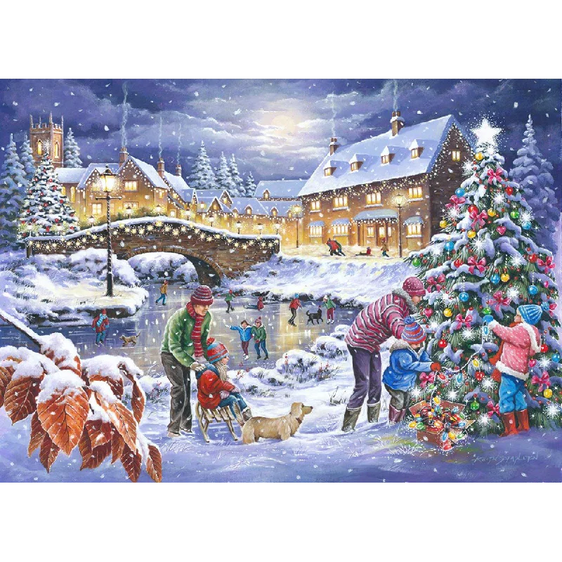 Entertaining games The House of Puzzles Twinkling Lights, 1000 Piece Jigsaw Puzzle