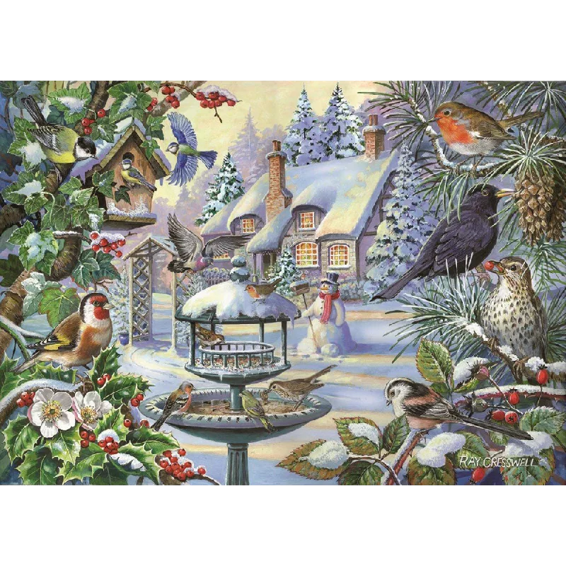 Educational games The House of Puzzles Winter Birds, Big 500 Piece Jigsaw Puzzle