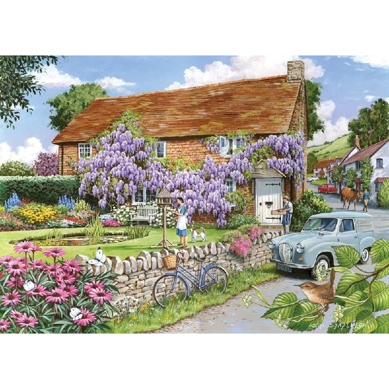 Competitive games The House of Puzzles Wisteria Cottage, Big 250 Piece Jigsaw Puzzle