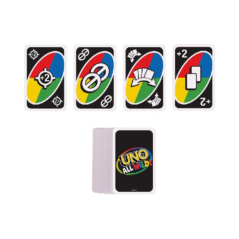 Multi-level puzzles UNO All Wild Card Game
