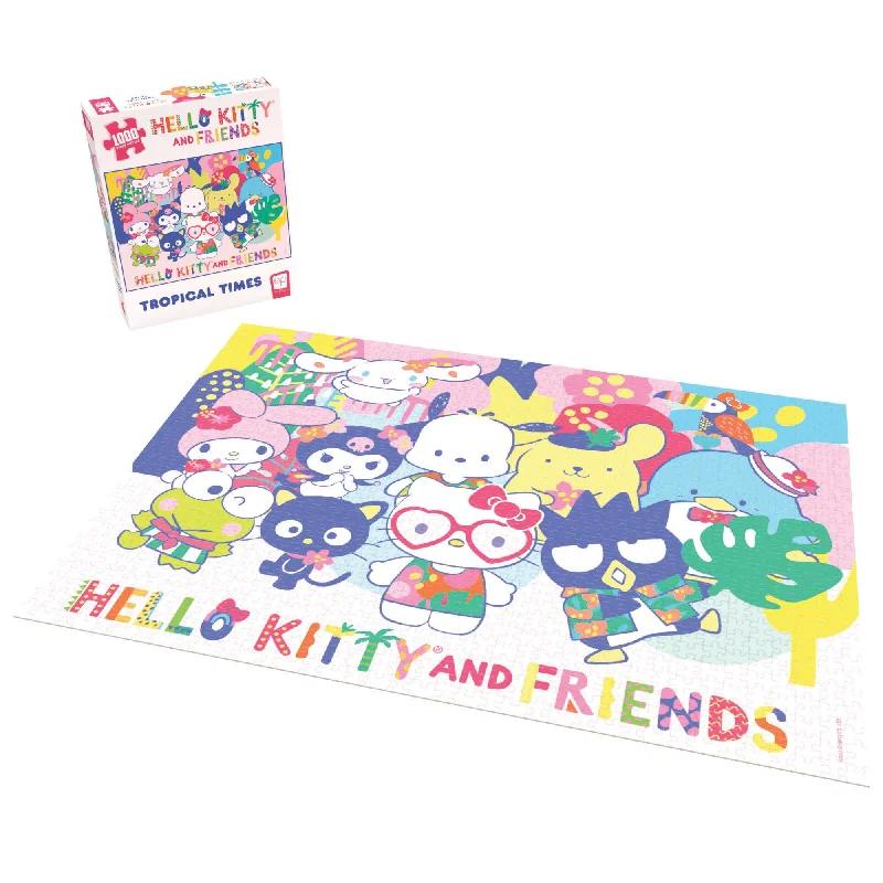 Exciting gamesUSAopoly Hello Kitty and Friends Tropical Times Jigsaw Puzzle - 1000 pc