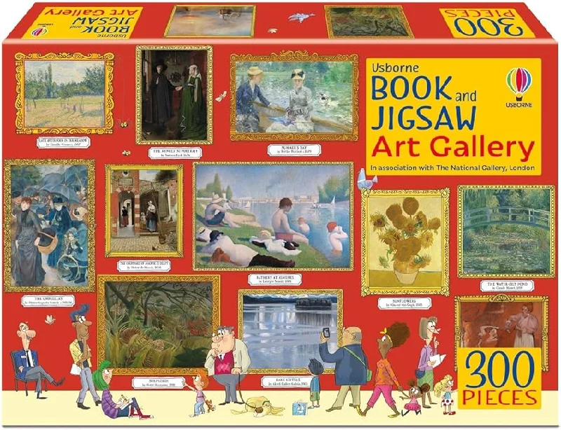 Engaging puzzlesUSBORNE BOOK AND JIGSAW: ART GALLERY