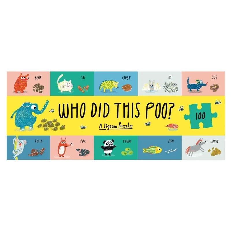 Thought-provoking puzzles Who Did This Poo - 100pc