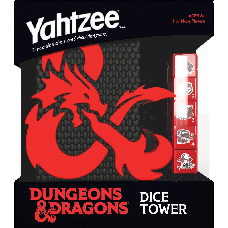 Thought-provoking puzzles Dungeons & Dragons YAHTZEE Dice Game with Custom Tower