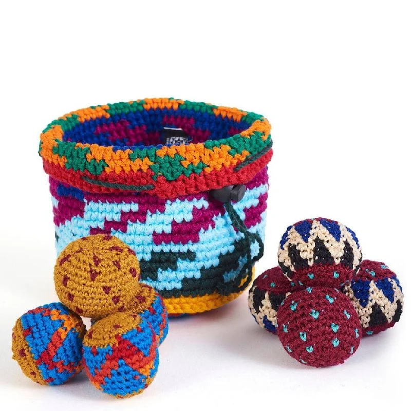 Interactive games YippiYappa - Crocheted Canastaball Basket Game