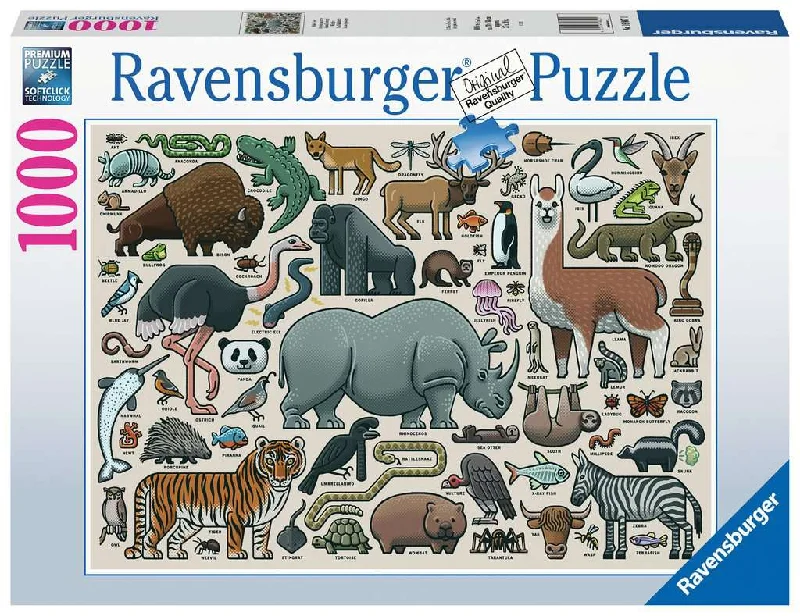 Addictive games You Wild Animal 1000 Piece Puzzle